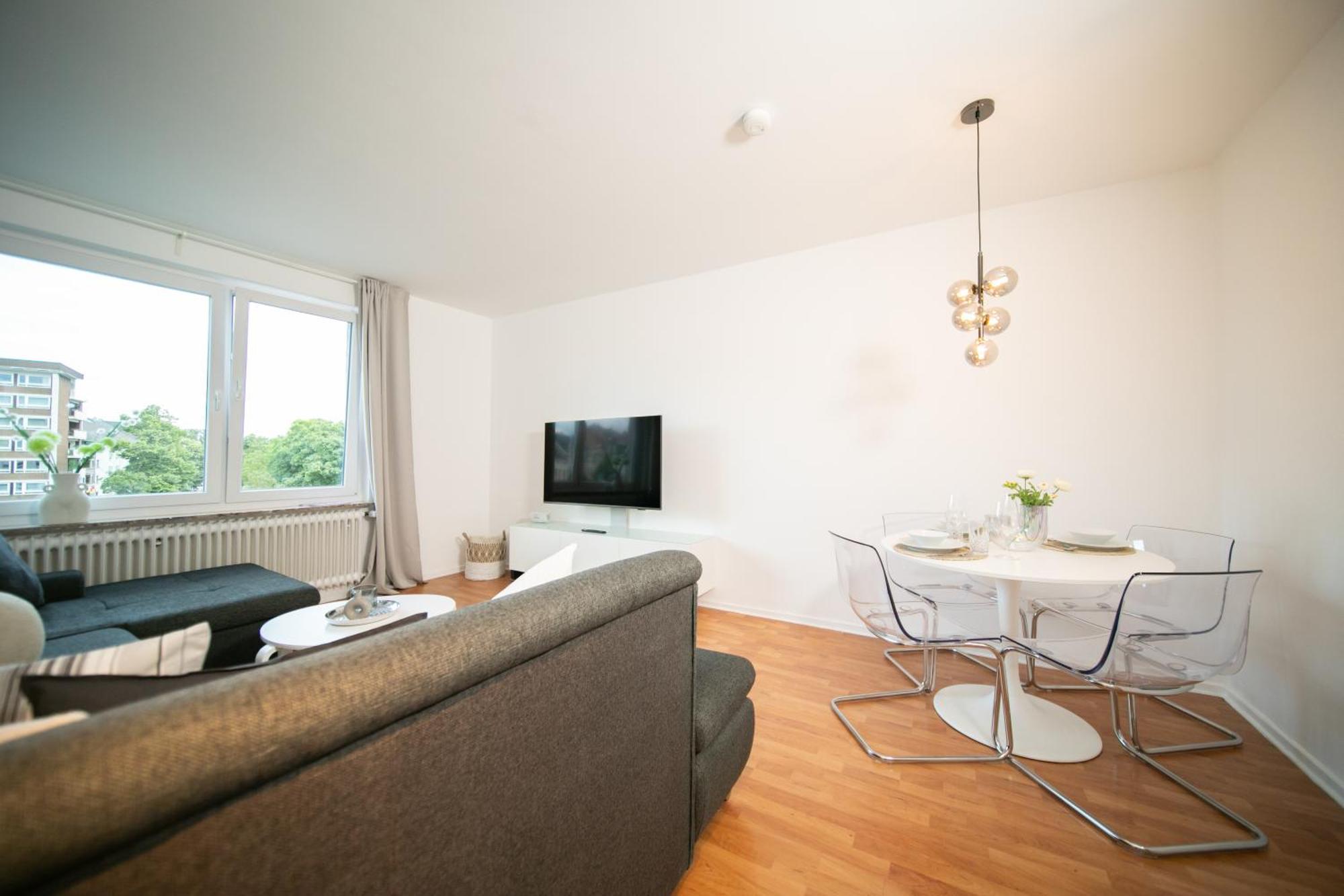 Bright - Zentral Mit Kueche - 65 Sqm - Messe Apartment Düsseldorf